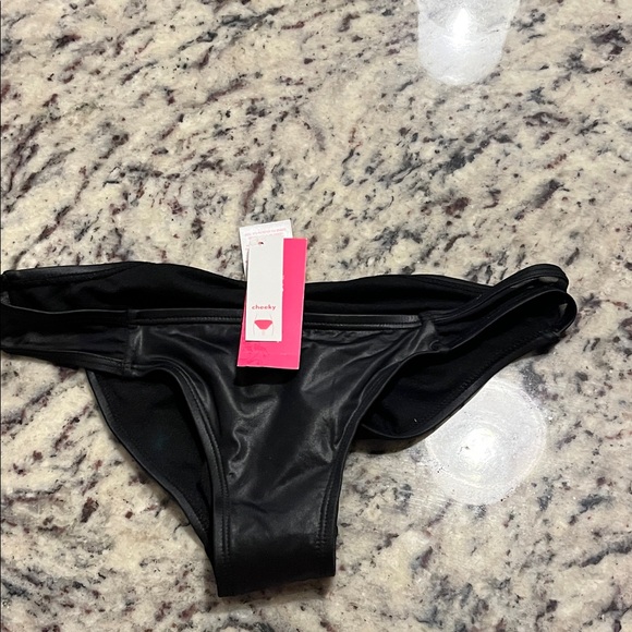 Xhilaration Black Bikini Bottoms - Picture 1 of 7